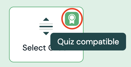 Quiz compatible slides